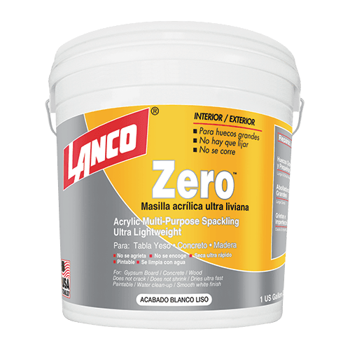 MASILLA ACRÍLICA ZERO ULTRALIVIANA