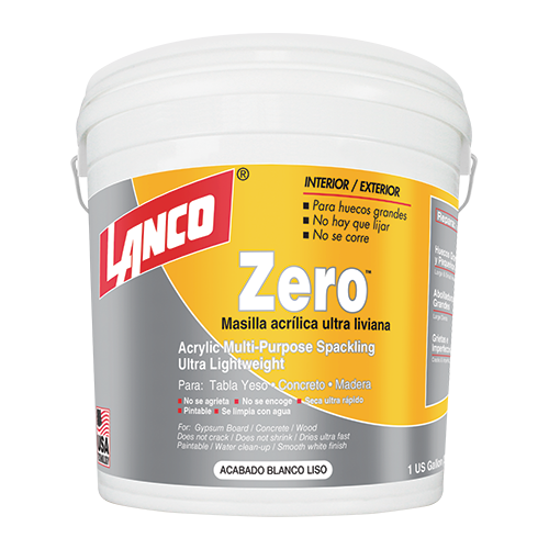 MASILLA ACRÍLICA ZERO ULTRALIVIANA